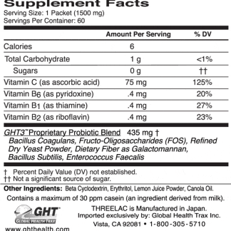 Threelac Ingredients