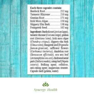 Liver Health Formula Ingredients