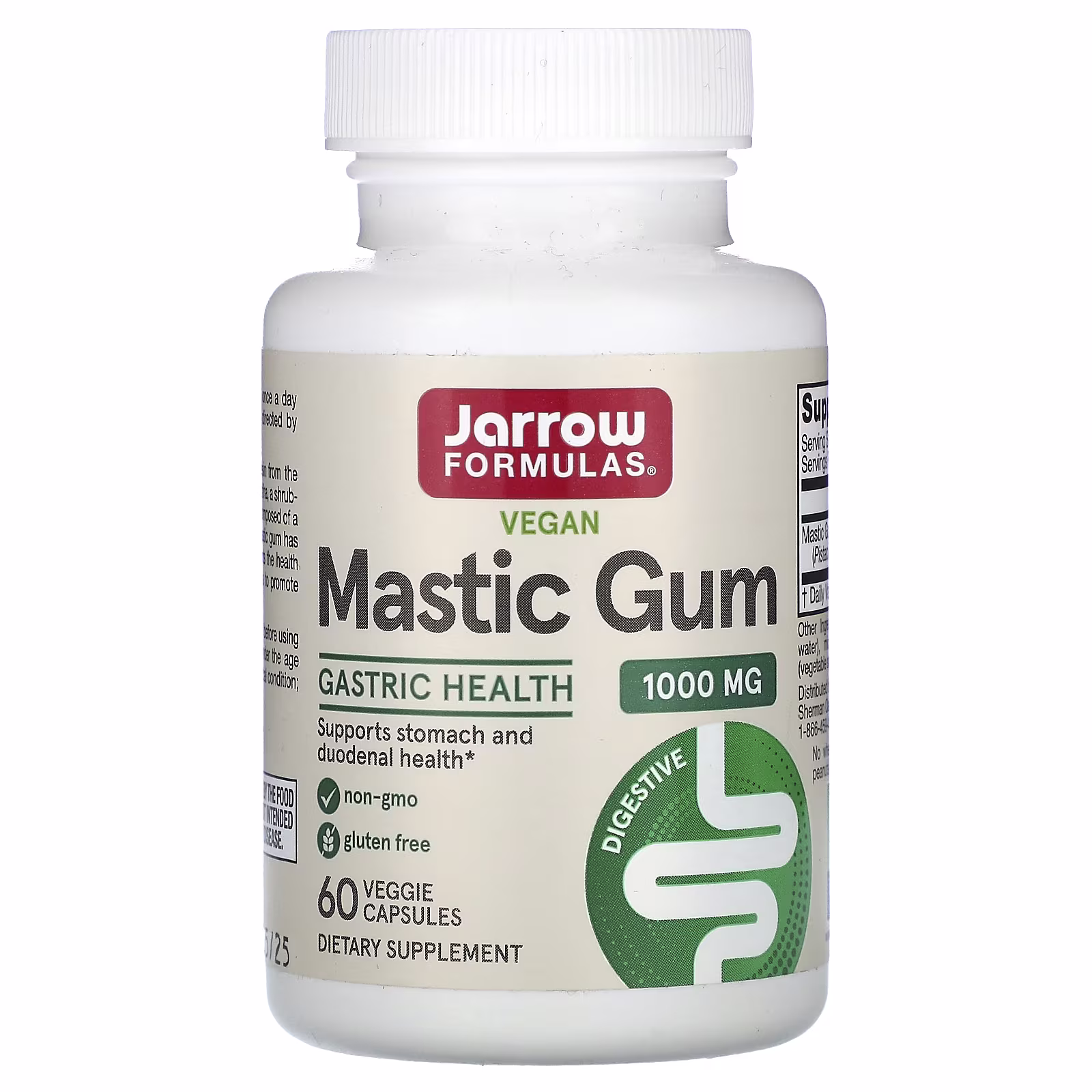 Jarrow Formulas Mastic Gum, 60 Veggie Caps 1 jarrow formula mastic gum
