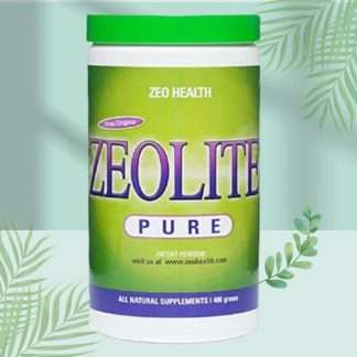 Zeolite Pure Zeolite Powder. UK Supplier - Image of tub.