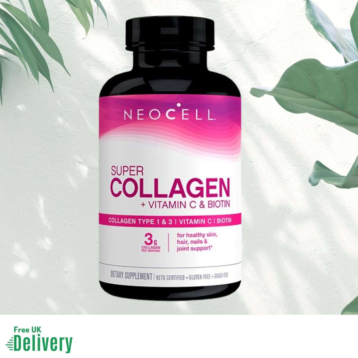NeoCell Super Collagen UK | 90 Tablets | Vitamin C & Biotin