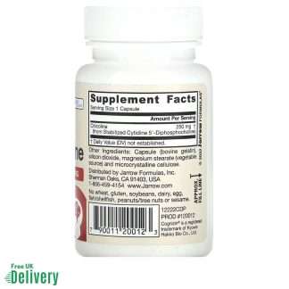 Jarrow Formulas Citicoline CDP Choline- 250mg - 60 caps 3 Jarrow Citicoline Ingredients