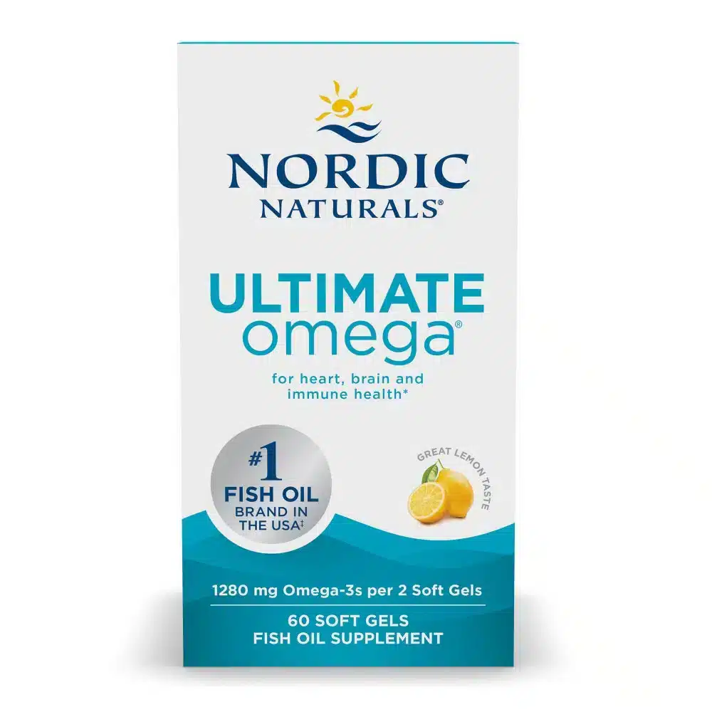 Nordic Naturals Ultimate Omega-D3- 1280mg Lemon - 60 softgels 1 Nordic Naturals Ultimate Omega-D3- 1280mg Lemon - 60 softgels