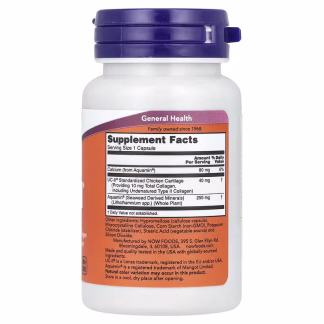 NOW Foods UC-II Undenatured Type II Collagen - 60 caps 3 NOW Foods UC-II Undenatured Type II Collagen - 60 caps - Image 2