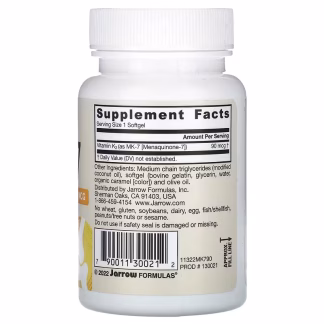 Jarrow Formulas MK-7- 90mcg - 120 softgels 3 Jarrow Formulas MK-7- 90mcg - 120 softgels - Image 2