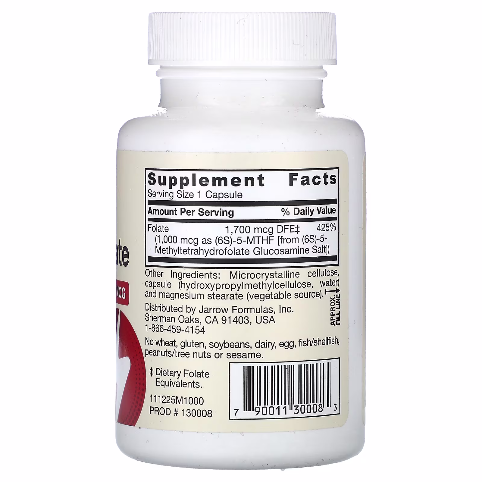 Jarrow Formulas Methyl Folate - 1000mcg - 100 vcaps 2 Jarrow Formulas Methyl Folate
