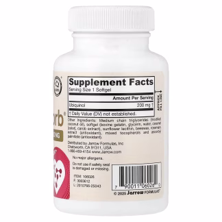 Jarrow Formulas Ubiquinol QH-absorb - 200mg - 60 softgels 3 Jarrow Formulas Ubiquinol QH-absorb - 200mg - 60 softgels