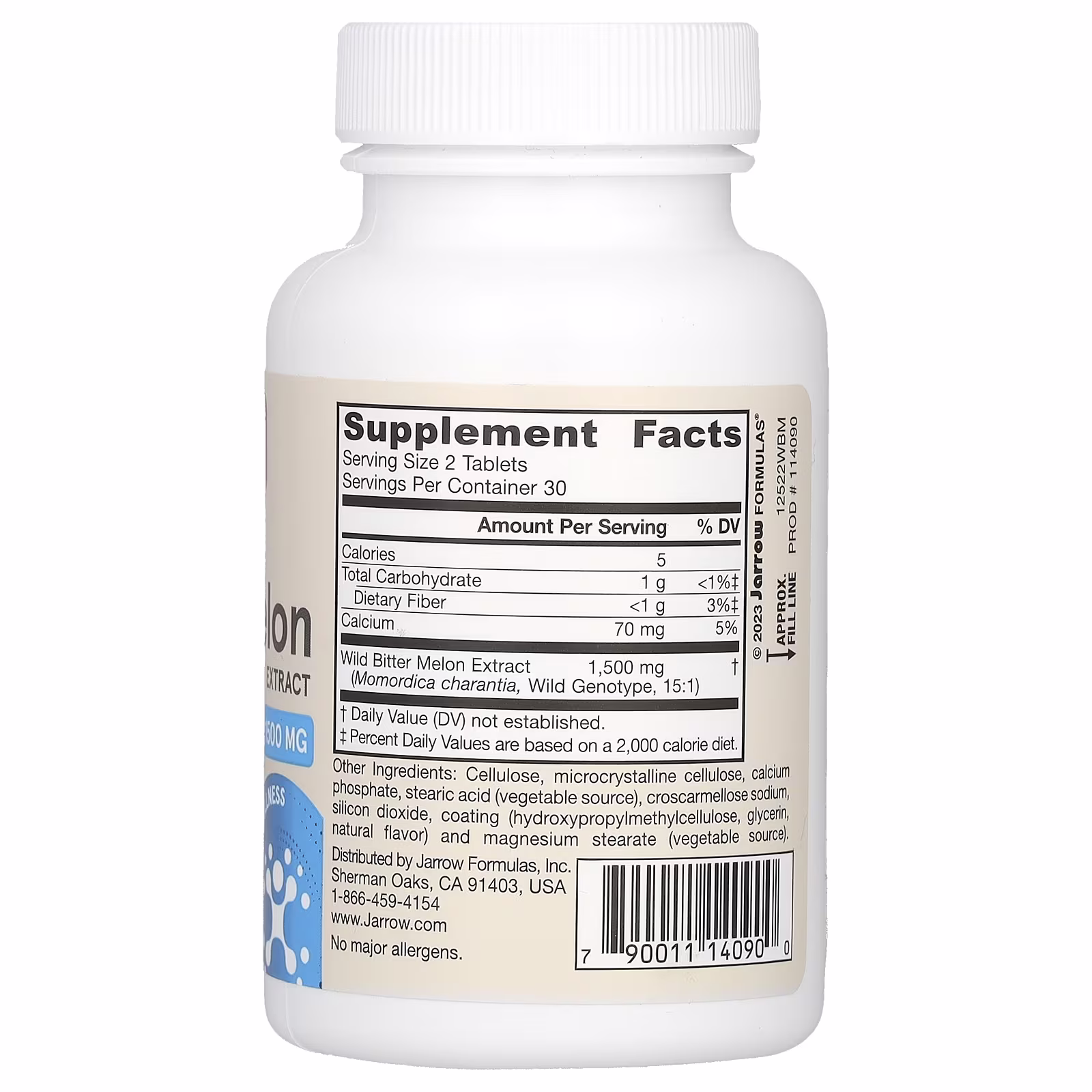 Jarrow Formulas Wild Bitter Melon Extract 1500mg - 60 tablets 2 Jarrow Formulas Wild Bitter Melon Extract 1500mg - 60 tablets