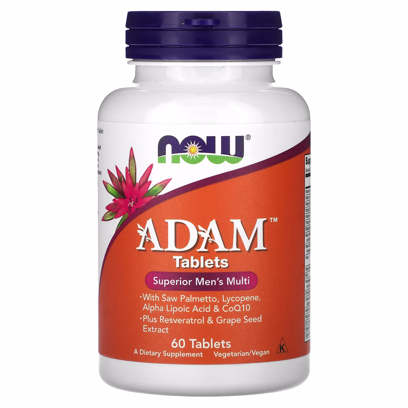 NOW Foods ADAM Multi-Vitamin for Men - 60 tablets 1 NOW Foods ADAM Multi-Vitamin for Men - 60 tablets