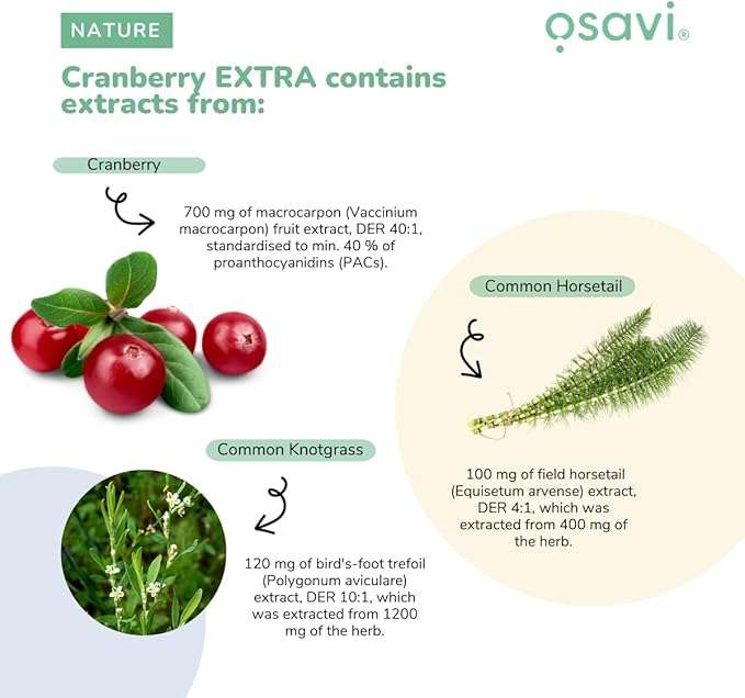 Osavi Cranberry EXTRA - 120 vegan caps 2 Osavi Cranberry 2_