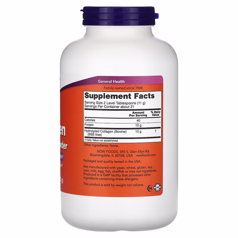 NOW Foods Collagen Peptides Powder - 227 grams 2 NOW Foods Collagen Peptides Powder - 227 grams