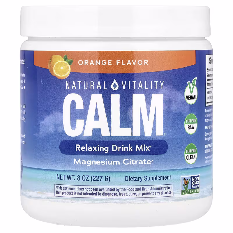 Natural Vitality Natural Calm Orange Flavour 227g 1 Natural Vitality Natural Calm Orange Flavour 227g