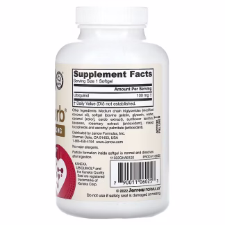 Jarrow Formulas Ubiquinol QH-absorb - 100mg - 120 softgels 3 Jarrow Formulas Ubiquinol QH-absorb - 100mg - 120 softgels - Image 2