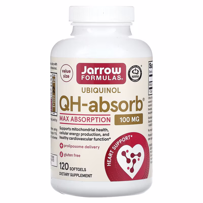 Jarrow Formulas Ubiquinol QH-absorb - 100mg - 120 softgels 1 Jarrow Formulas, Ubiquinol, QH-Absorb