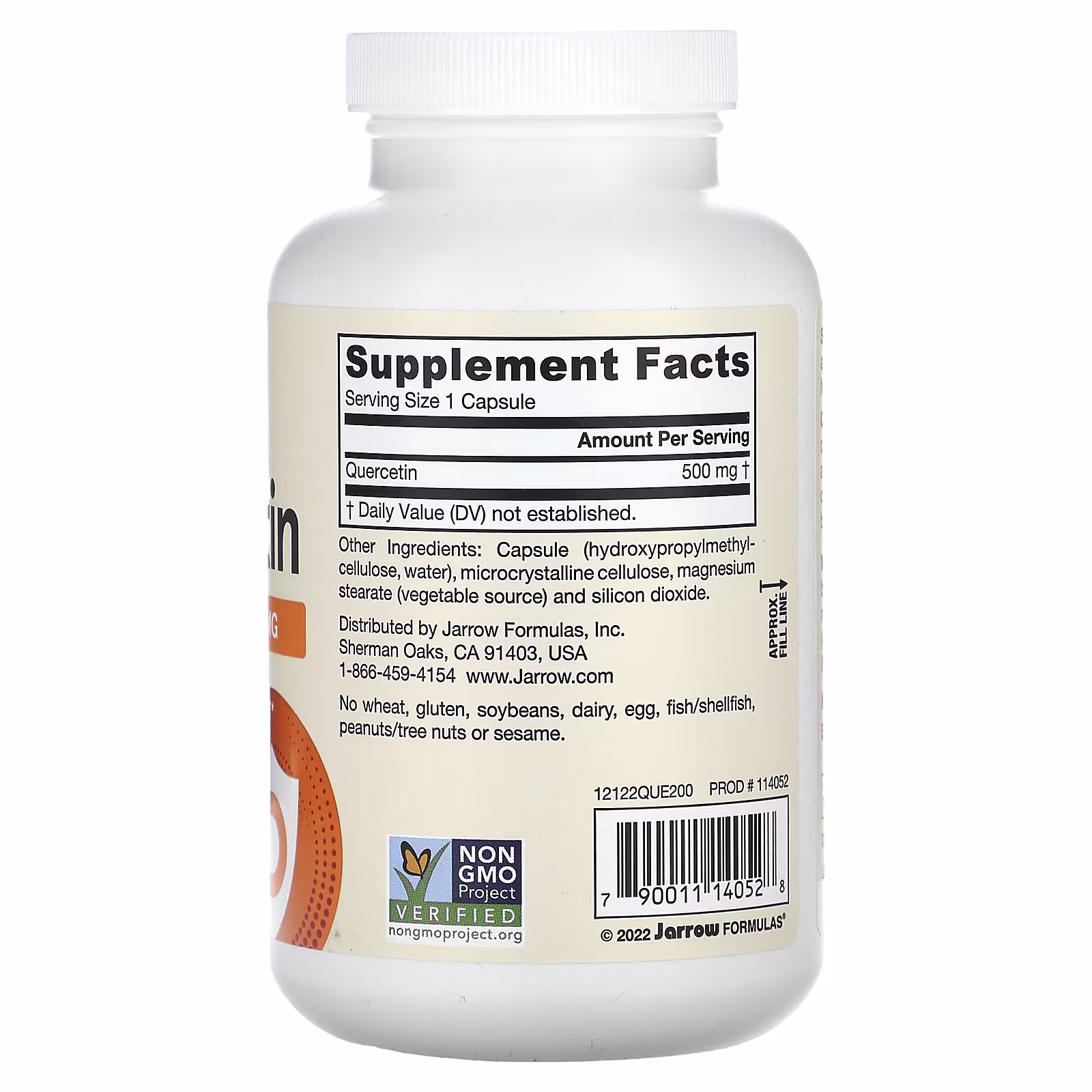 Jarrow Formulas Quercetin - 500mg - 200 vcaps 2 jarrow quercetin