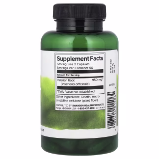 Swanson Valerian Root - 100 caps 457mg 3 Swanson Valerian Root, 475mg – 100 caps