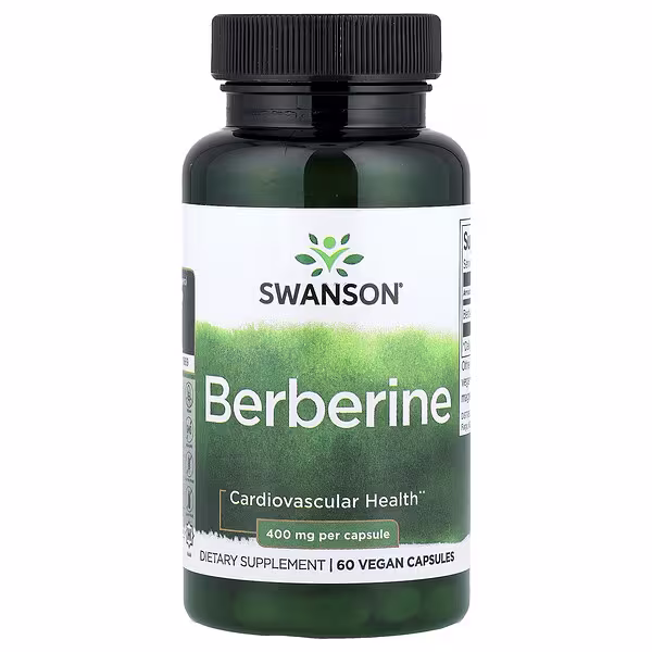 Swanson Berberine, 400mg - 60 caps 1 Swanson Vitamins, Berberine, 400 mg, 60