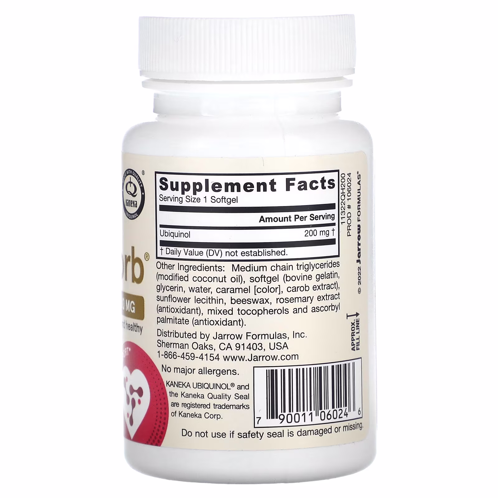 Jarrow Formulas Ubiquinol QH-absorb - 200mg - 30 softgels 2 Ubiquinol, QH-Absorb, Max Absorption, 200 mg, 30 Softgels