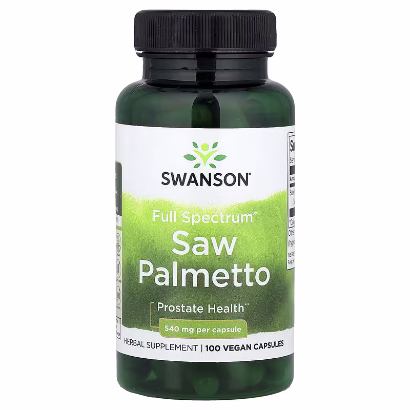Swanson Saw Palmetto, 540mg - 100 caps 1 swansons sawpalmetto
