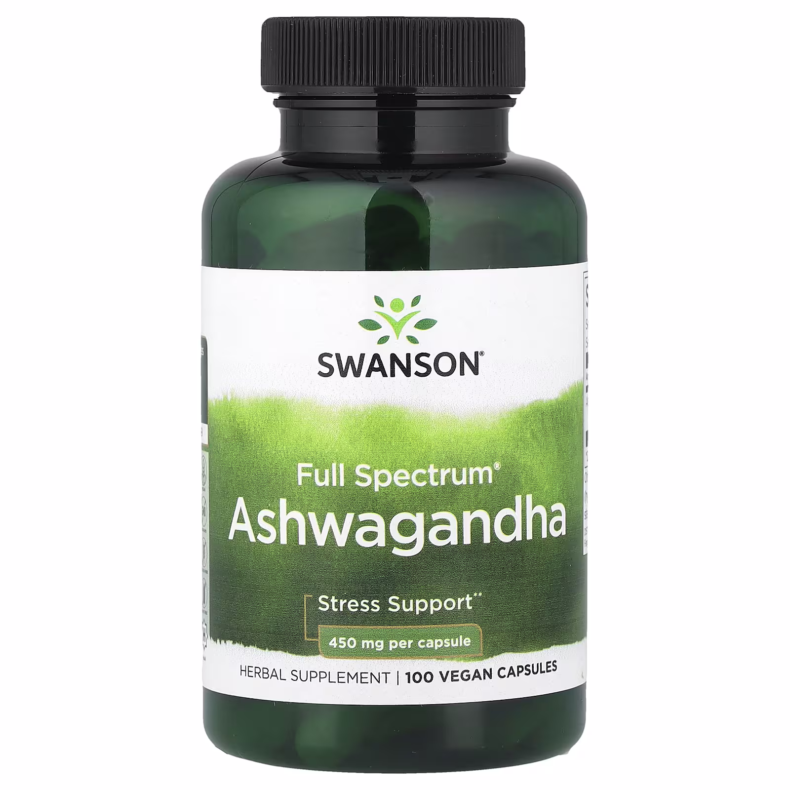 Swanson Full Spectrum Ashwagandha, 450mg - 100 caps 1 Swanson Full Spectrum Ashwagandha, 450mg - 100 caps